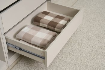 Гардеробная/шкаф 3200 мм Ларго №2 открытая Кашемир (Миф) в Новоуральске - novouralsk.mebel-e96.ru