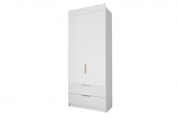 Шкаф Лавис ШД 900.1, белый софт (ДСВ) в Новоуральске - novouralsk.mebel-e96.ru