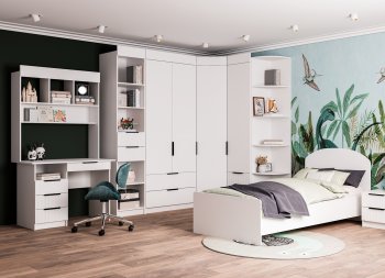 Набор детской мебели Лавис модульный белый софт (ДСВ) в Новоуральске - novouralsk.mebel-e96.ru
