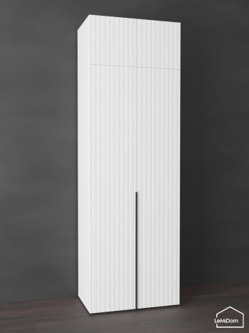 Шкаф с антресолью 800 мм Linnea MHR-2A-2 2450х800х510 (Белый-М 11.1.2) в Новоуральске - novouralsk.mebel-e96.ru