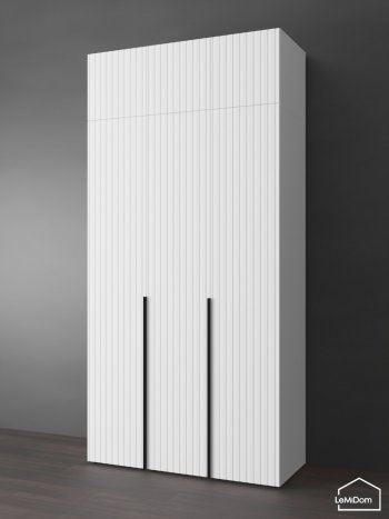 Шкаф с антресолью 1200 мм Linnea MHR-3A-1 2450х1200х510 (Белый-М 11.1.2) в Новоуральске - novouralsk.mebel-e96.ru