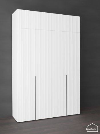 Шкаф с антресолью 1600 мм Linnea MHR-4A-1 2450х1600х510 (Белый-М 11.1.2) в Новоуральске - novouralsk.mebel-e96.ru