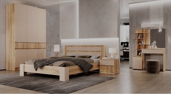 Комод 3 ящика Ленора вотан/Кашемир (Лин) в Новоуральске - novouralsk.mebel-e96.ru