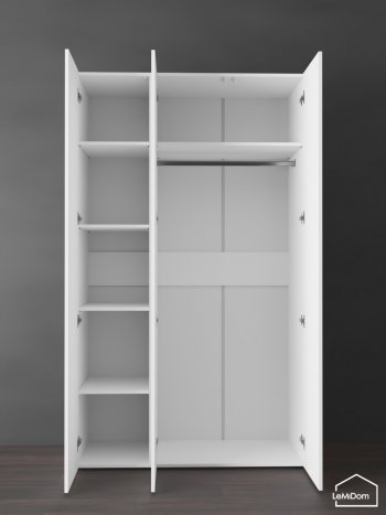 Шкаф Linnea MHR-3PO-1 2050х1200х510 (Белый-М 11.1.2) в Новоуральске - novouralsk.mebel-e96.ru