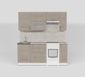 Кухонный гарнитур Лира ультра 2000 мм (Герда) в Новоуральске - novouralsk.mebel-e96.ru