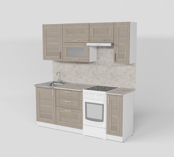 Кухонный гарнитур Лира ультра 2000 мм (Герда) в Новоуральске - novouralsk.mebel-e96.ru