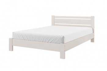 Кровать из массива Милс льняной (БМ) в Новоуральске - novouralsk.mebel-e96.ru