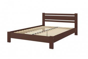 Кровать из массива Милс орех (БМ) в Новоуральске - novouralsk.mebel-e96.ru