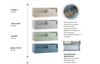 Кровать выкатная Молли-2 (Silva) в Новоуральске - novouralsk.mebel-e96.ru