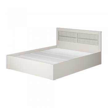 Кровать двуспальная Монако КР-16 кашемир (БТС) в Новоуральске - novouralsk.mebel-e96.ru