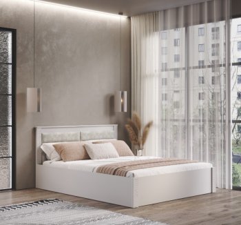 Кровать с подъемным механизмом Монако КР-16 Кашемир (БТС) в Новоуральске - novouralsk.mebel-e96.ru