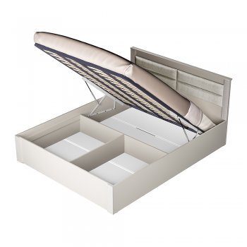 Кровать с подъемным механизмом Монако КР-16 Кашемир (БТС) в Новоуральске - novouralsk.mebel-e96.ru