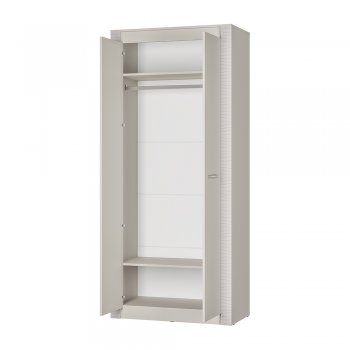 Шкаф для белья 960 мм Монако ШК-37 кашемир (БТС) в Новоуральске - novouralsk.mebel-e96.ru