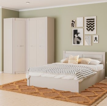 Спальный гарнитур Монако Кашемир (модульный) (БТС) в Новоуральске - novouralsk.mebel-e96.ru