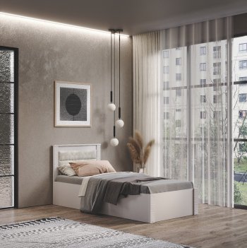 Кровать Монако КР-17 кашемир (БТС) в Новоуральске - novouralsk.mebel-e96.ru