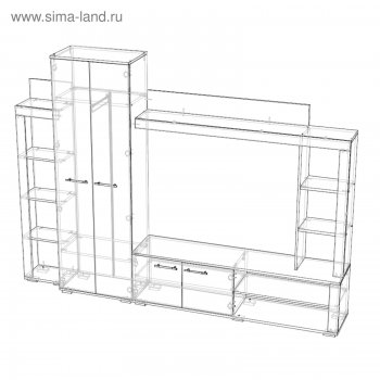 Стенка Монако (Лин) в Новоуральске - novouralsk.mebel-e96.ru