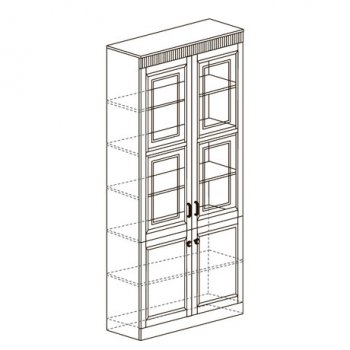 Шкаф для книг Нельсон 954 (Яна) в Новоуральске - novouralsk.mebel-e96.ru