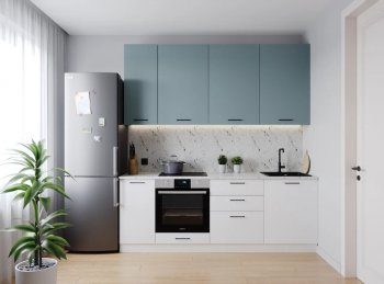 Кухонный гарнитур Ниагара 2200 мм МДФ/ЛДСП (Санвут) в Новоуральске - novouralsk.mebel-e96.ru