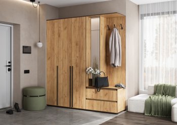 Прихожая Норд+Шкаф 1200, крафт (Миф) в Новоуральске - novouralsk.mebel-e96.ru