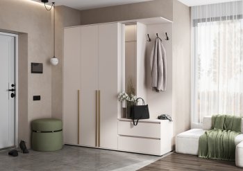 Прихожая Норд+Шкаф 1200, кашемир (Миф) в Новоуральске - novouralsk.mebel-e96.ru