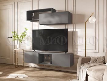 Стенка Норд-1 графит (Миф) в Новоуральске - novouralsk.mebel-e96.ru