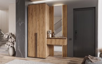 Шкаф 800+Тумба с зеркалом Норд (Миф) в Новоуральске - novouralsk.mebel-e96.ru