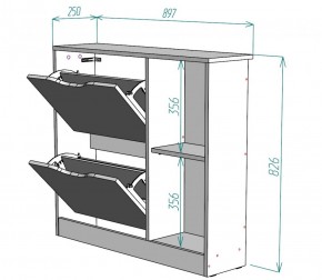 Обувница W30 (ДМ) в Новоуральске - novouralsk.mebel-e96.ru