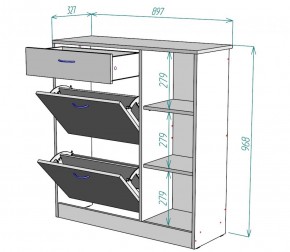 Обувница W33 (ЯШС) в Новоуральске - novouralsk.mebel-e96.ru