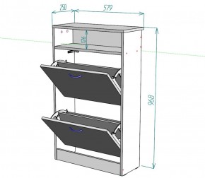 Обувница W5 (ДСС) в Новоуральске - novouralsk.mebel-e96.ru