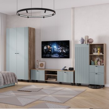 Стенка Олива комп.3 шарли бриз (БТС) в Новоуральске - novouralsk.mebel-e96.ru