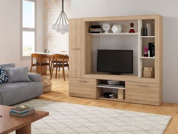 Стенка OSKAR3 дуб сонома (Генезис) в Новоуральске - novouralsk.mebel-e96.ru