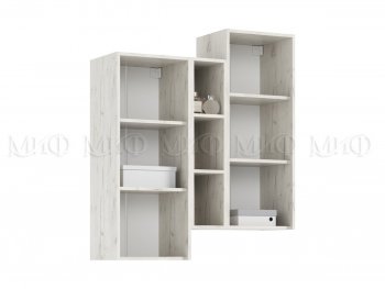 Стенка Оскар крафт белый/графит (Миф) в Новоуральске - novouralsk.mebel-e96.ru