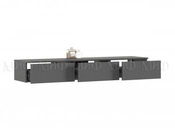 Стенка Оскар комп.2 графит (Миф) в Новоуральске - novouralsk.mebel-e96.ru