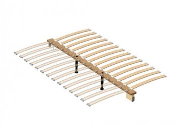 Кровать из массива Грация-1 Льняной (БМ) в Новоуральске - novouralsk.mebel-e96.ru