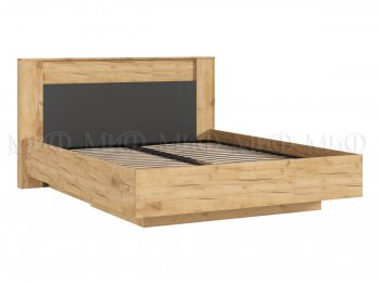 Кровать парящая Остин крафт/графит (Миф) в Новоуральске - novouralsk.mebel-e96.ru