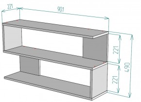 Полка S30 (Белый) в Новоуральске - novouralsk.mebel-e96.ru