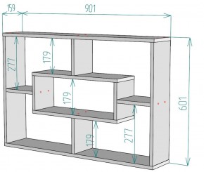 Полка S40 (ДМ) в Новоуральске - novouralsk.mebel-e96.ru