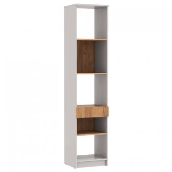 Стеллаж 89.21 Прайм (высокий с ящиком) (Олмеко) в Новоуральске - novouralsk.mebel-e96.ru