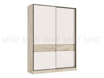 Шкаф-купе 1800 мм Роджина крафт серый/кашемир (Миф) в Новоуральске - novouralsk.mebel-e96.ru