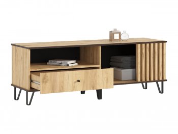 Тумба ТВ (1500) Роджина дуб крафт (Миф) в Новоуральске - novouralsk.mebel-e96.ru