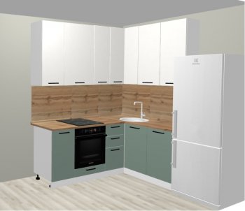 Кухонный гарнитур угловой 2000*1400 мм (Санвут) в Новоуральске - novouralsk.mebel-e96.ru