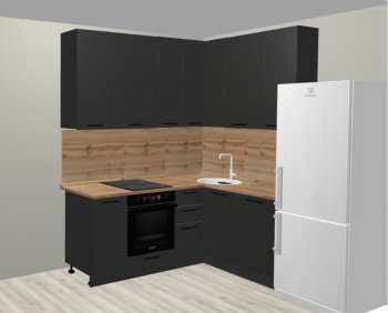 Кухонный гарнитур угловой 2000*1400 мм (Санвут) в Новоуральске - novouralsk.mebel-e96.ru