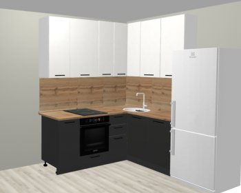 Кухонный гарнитур угловой 2000*1400 мм (Санвут) в Новоуральске - novouralsk.mebel-e96.ru