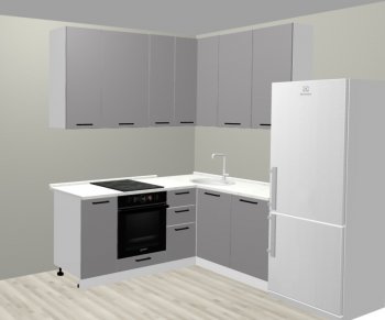 Кухонный гарнитур угловой 2000*1400 мм (Санвут) в Новоуральске - novouralsk.mebel-e96.ru