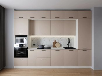 Кухонный гарнитур Шампань 3400 мм (Санвут) в Новоуральске - novouralsk.mebel-e96.ru