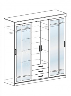 Шкаф-купе Лидер 2К 1700 мм (СтендМ) в Новоуральске - novouralsk.mebel-e96.ru