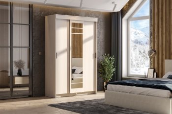 Шкаф-купе ШКП-7 1300 мм ясень анкор (СВ) в Новоуральске - novouralsk.mebel-e96.ru