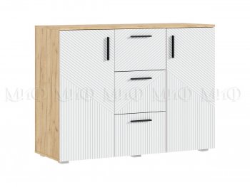 Комод Сильвия, крафт/белый (Миф) в Новоуральске - novouralsk.mebel-e96.ru