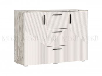 Комод Сильвия, дуб юкон/кашемир (Миф) в Новоуральске - novouralsk.mebel-e96.ru