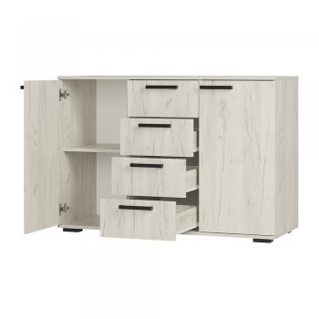 Комод Стандарт №2 NEW крафт белый  (БТС) в Новоуральске - novouralsk.mebel-e96.ru